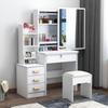 Multifunctional Compact Vanity with Storage Cabinet