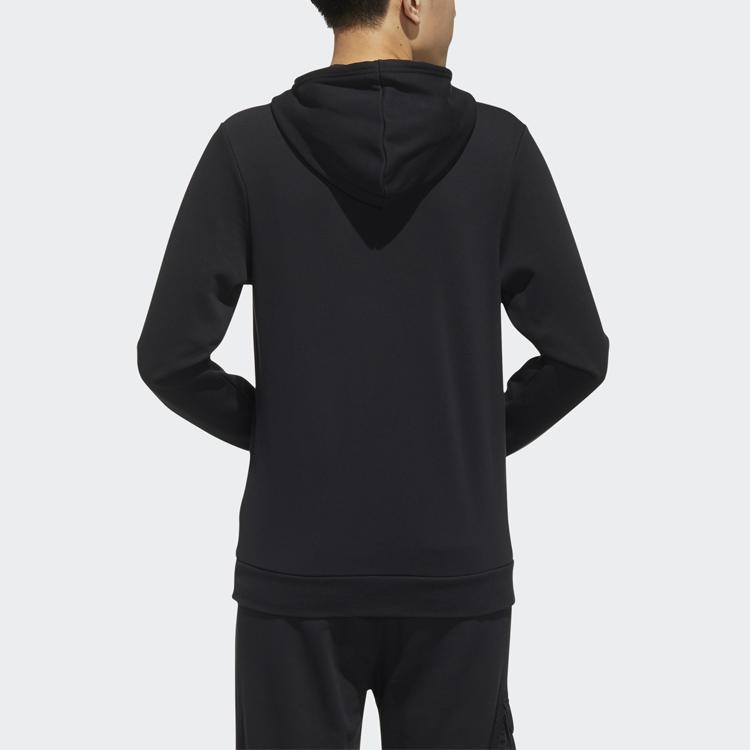 Adidas Neo Camo Print Casual Hoodie Men Tops Black FU1038