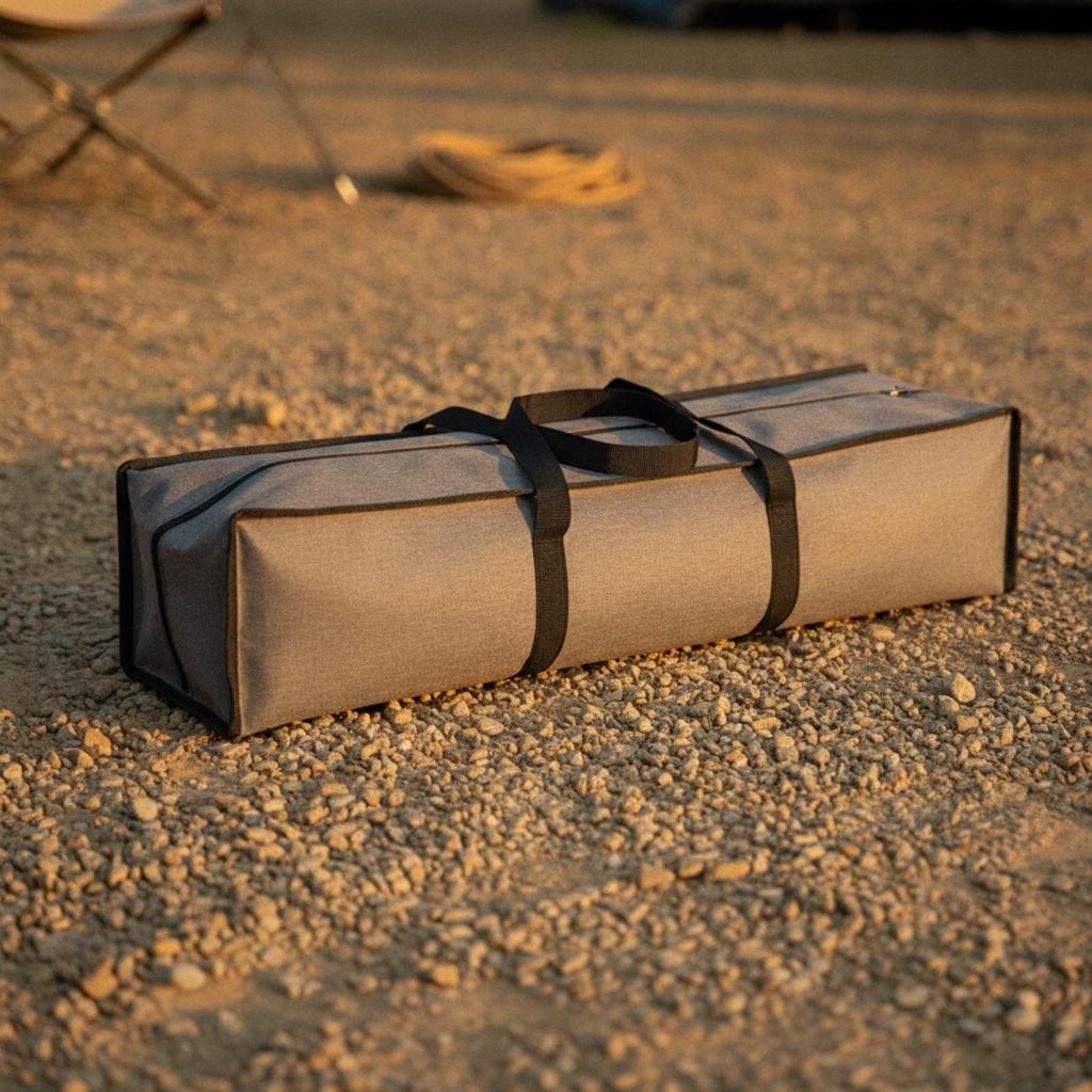 Rectangular Camping Storage Bag Waterproof Oxford Cloth Portable 60CM 15CM