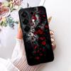 Fashion Letter Phone Case For Tecno Camon 50 4G Back Cover For Tecno Camon50 4G CN5 Soft Black Silicone Cases