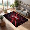 AC Milan Printed Flannel Area Rug Non Slip Soft Polyester Floor Carpet Indoor Decor Mat for Bedroom Living Room Sofa Game Room Home Decoration