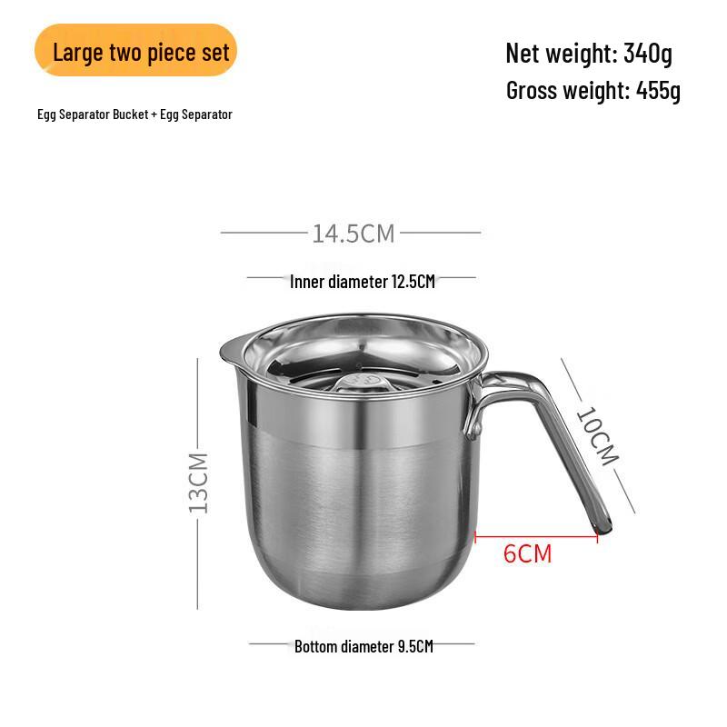 304 Edelstahl Eiertrenner Set