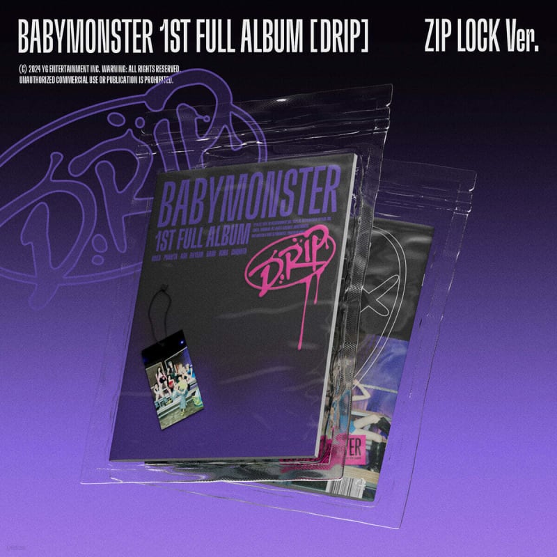 

BABYMONSTER - 1st FULL ALBUM [DRIP][ZIP LOCK Ver.]