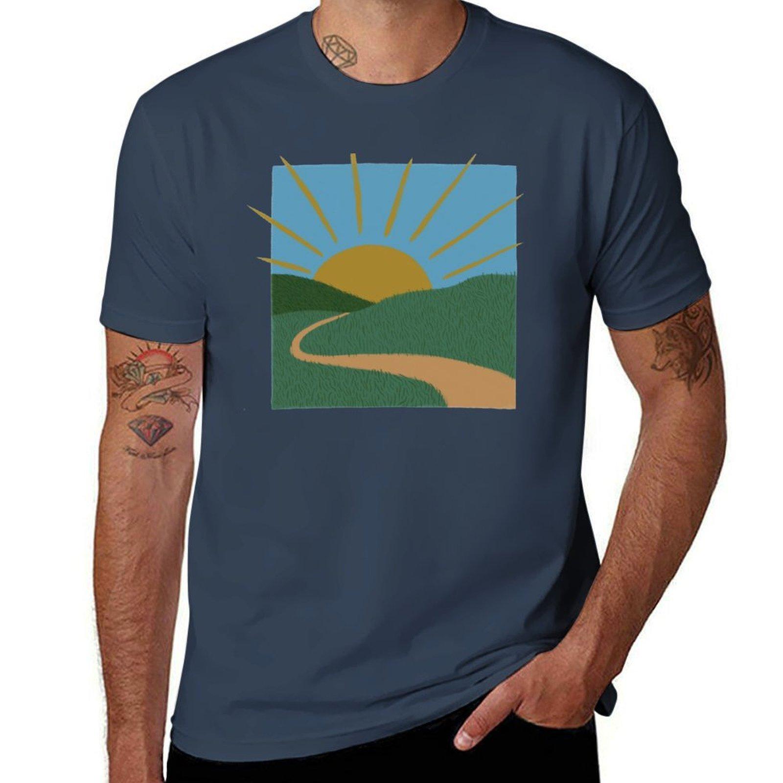 Golden Afternoon Tshirt Casual Fashion Short Sleeve Cotton Tshirt S