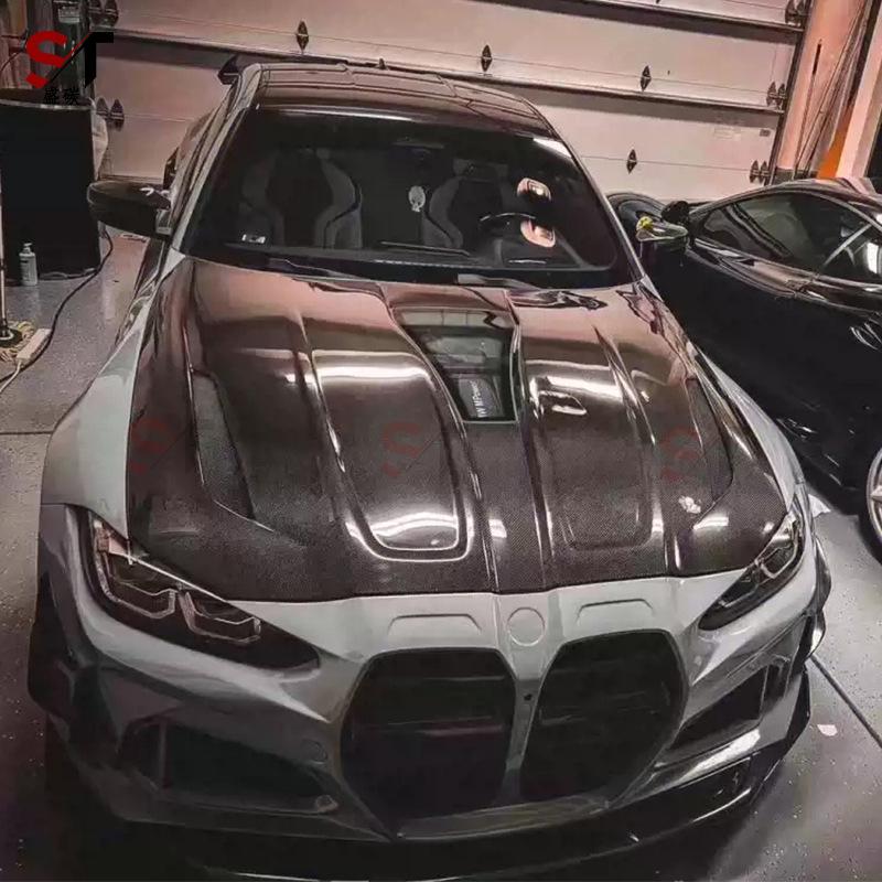 BMW M3 G80 M4 G82 Carbon Fiber IMP Style Front Hood Body Kit