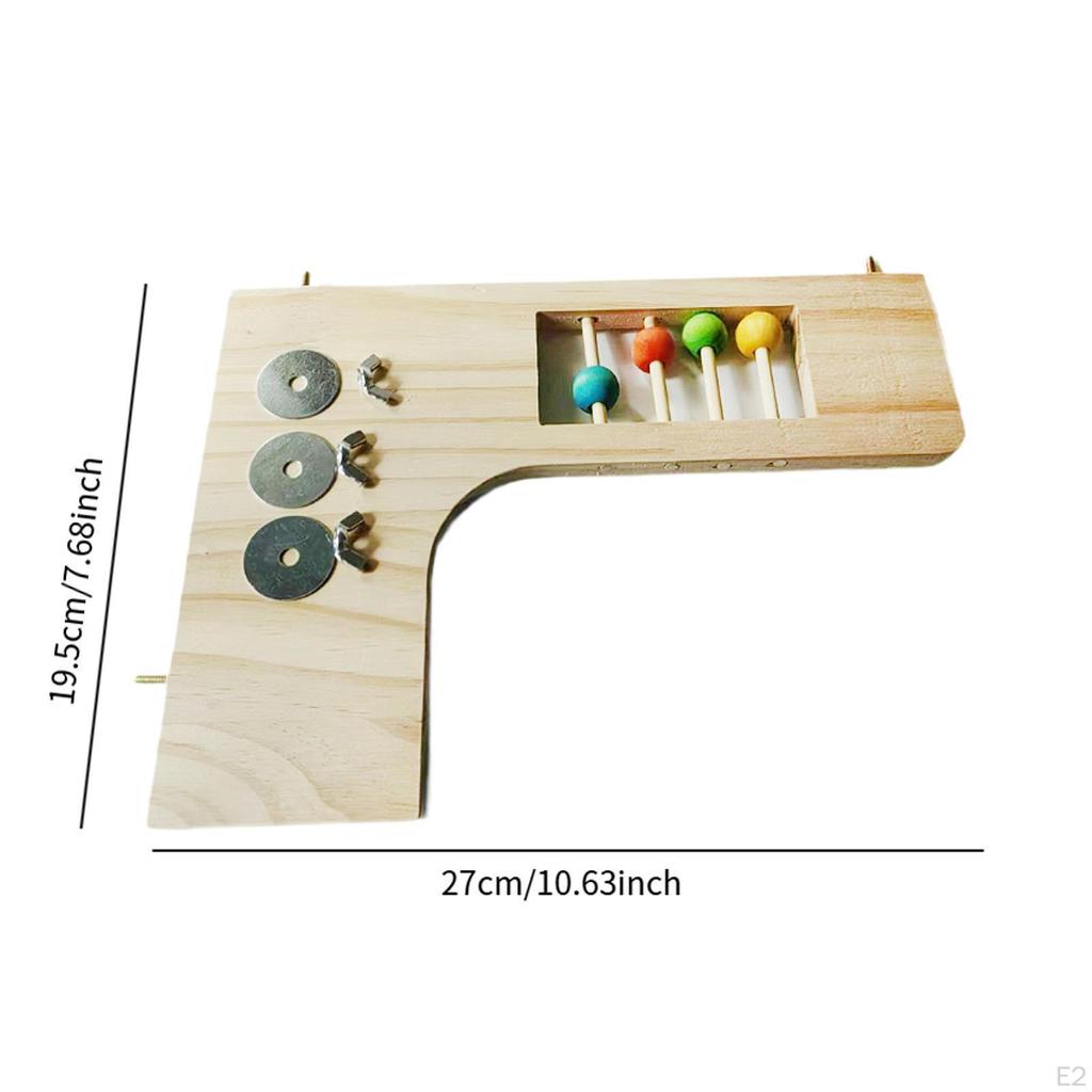 Wooden Platform Parrot Chewable Climbing Toy for Chinchillas