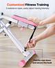 Squat Machine, Deep Squat Rowing Machine for Home, Easy Setup & Foldable Exercise Equipment, Glute Trainer Machine with 3 High-Strength Resistance