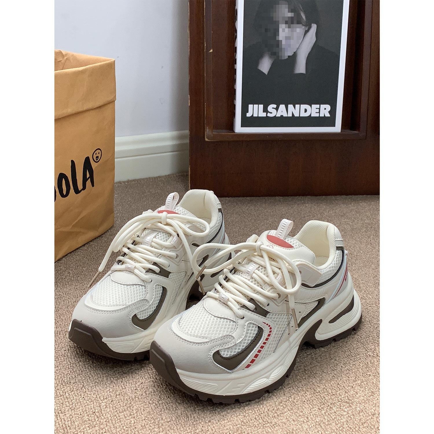 Платформа папины кроссовки женские 2 летние новые универсальные модные повседневные туфли нишевые ретро кроссовки 35