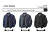 Plus Size Men's Business Stand-up Collar Casual Jacket for Autumn and Winter