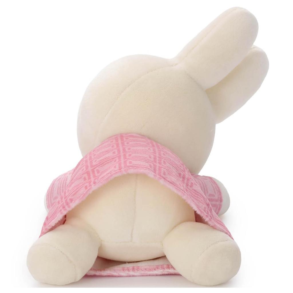 TAKARATOMY A.R.T.S. Bruna Cacao Bruna Sleeping Friend Small Plush Toy Miffy (Strawberry Chocolate)