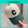 Unisex Embroidered Letter C Baseball Cap With Adjustable Fit For Casual Wear And Sun Protection