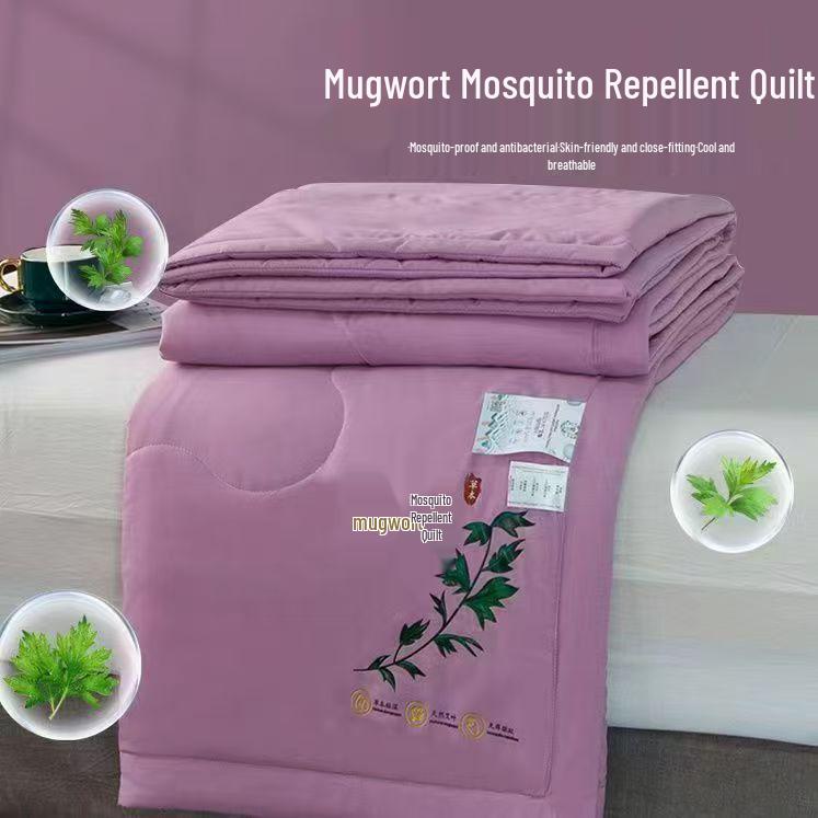 Beifuß Sommer Klimaanlage Steppdecke: Studentenwohnheim & Nickerchen-bereit, Maschinenwaschbar.