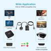 VGA To HDMI Converter High Definition Audio Video Cable Adapter For Computer Laptop TV Projector Input Output Signal Device