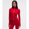 Lunar New Year Define Cropped Jacket  Nulu Oxford Red