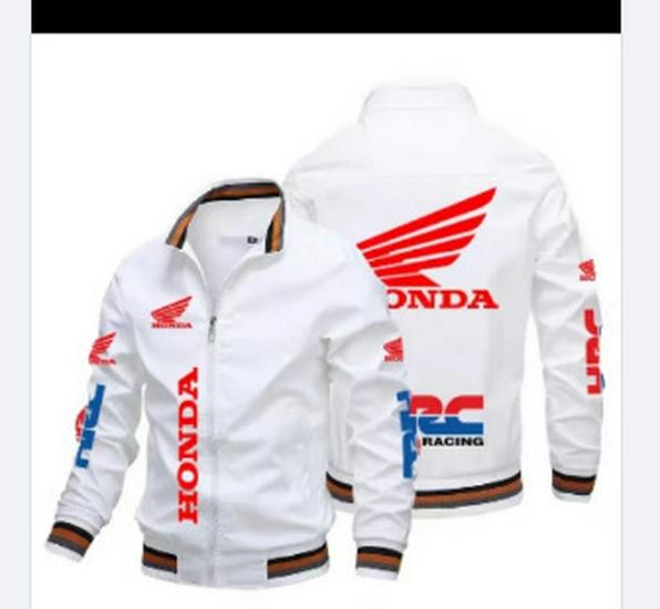 Jaqueta Masculina com Gola Alta e Zíper com Logo de Carro - Estilo Baseball Esportivo Casual para Primavera e Outono