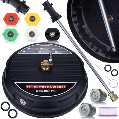 Zestaw Do Kostki Brukowej T-Racer – Szczotka Obrotowa Z Lancą 34 Cm | 5 Dysz Wysokociśnieniowych | Kompatybilność Z Karcher K2–K7