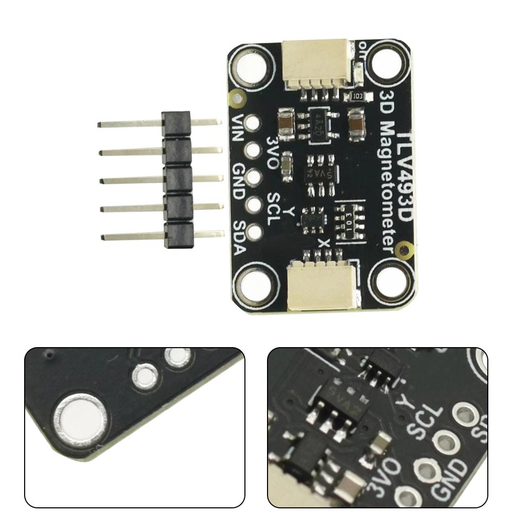 TLV493D Triaxial Magnetometer Sensor Module 12 Bit Resolution I2C Interface 3D Position Angle Detection For Arduino Raspberry-