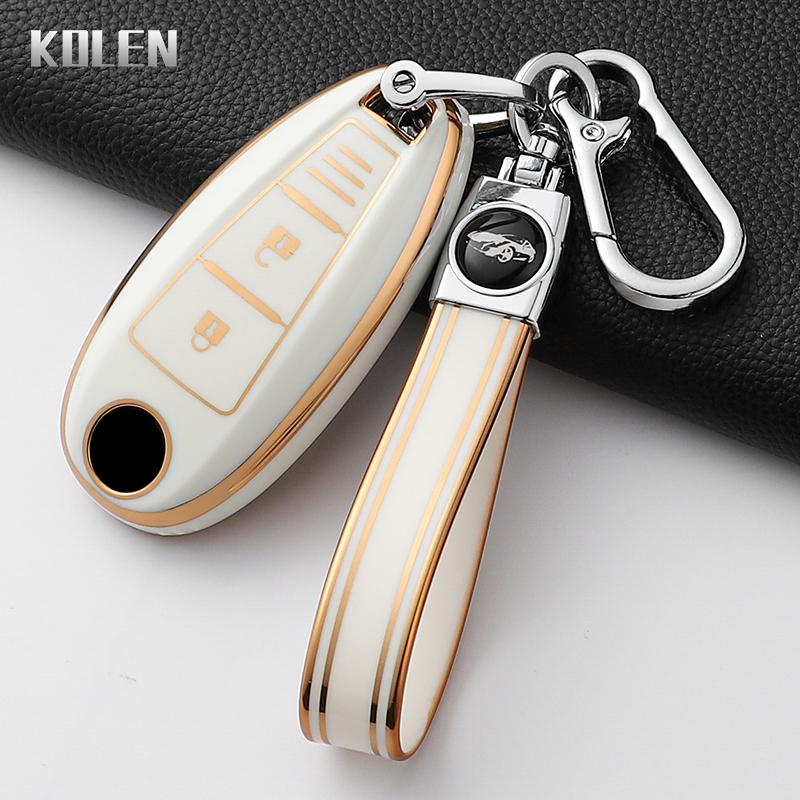 Fashion Tpu Car Key Case Cover For Suzuki Vitara Swift Ignis Kizashi Sx4 Baleno Ertiga Samurai S-Cross Protected Keychain Shell