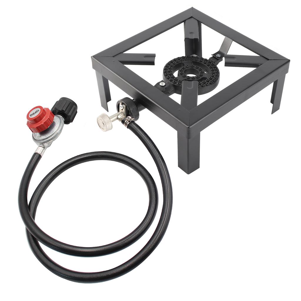 8KW Stove 8KW Gas Boiling Ring Cast Iron Stove Large Stove Outdoor Cooker Iron Frame Portable Fire Control Stove