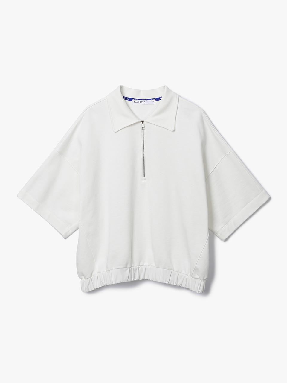 House 072C Jerry Blouson Short Sleeve T-Shirt White 01 (M)