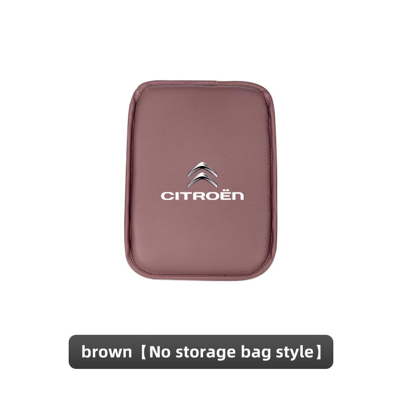 Car Armrest Box Leather Pad Elbow Cushion Auto Accessories For Citroen C3 C5 C5X C4 e-C4 X e-C3 C-Elysee Berlingo C1 C-Crosser
