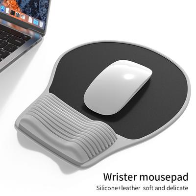Ergonomic Mouse Pad Wrist Support, Comfortable Mouse Pad Wrist Rest, Relieve Wrist Pain Gel Mouse Pad, Laptop, Computer, Office