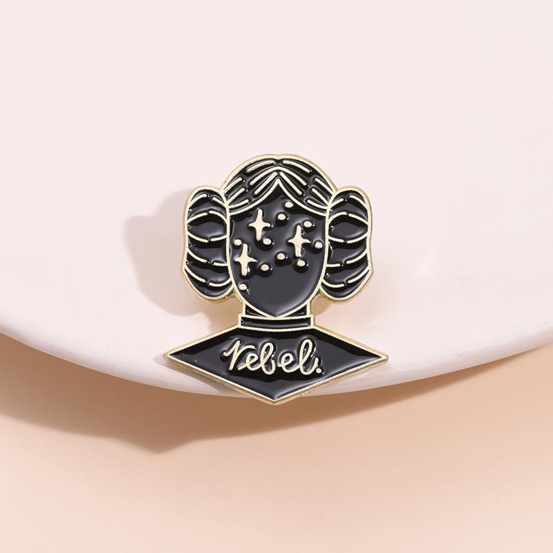 Movie Characters Enamel Pins Custom Feminism Girl Power Brooches Lapel Badges Jewelry Gift for Fans Friends