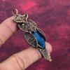 Labradorite Pendant Copper Wire Wrapped Jewelry Owl Pendant Gemstone Jewelry