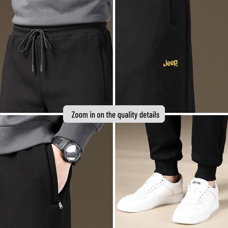 Jeep Men's Spring Autumn Casual Jogger Pants