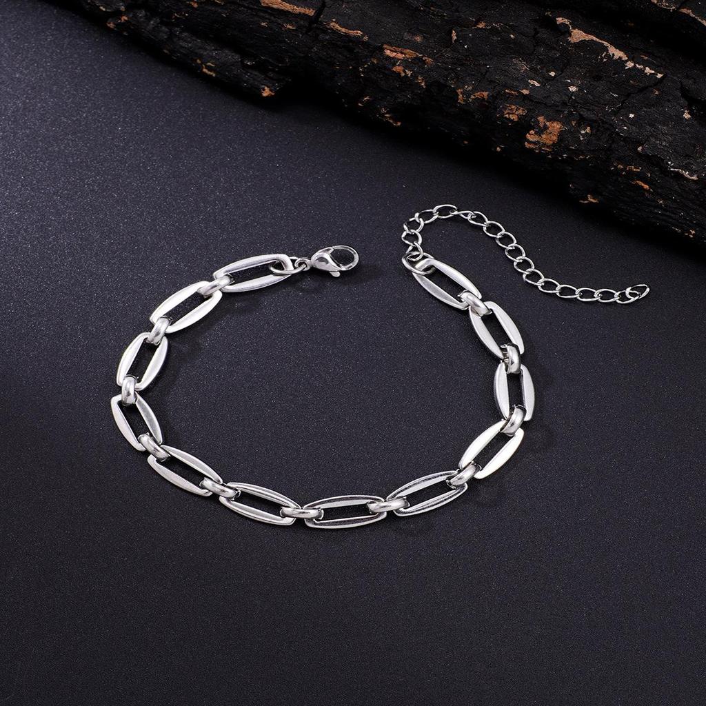 European Retro Stainless Steel Hip Hop Cuban Unisex Jewelry