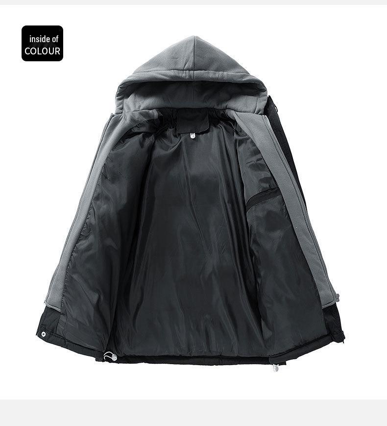 Men's High-Quality Cotton Jacket: 2025 Spring/Autumn/Winter Fashion, Two-Piece Down-Style