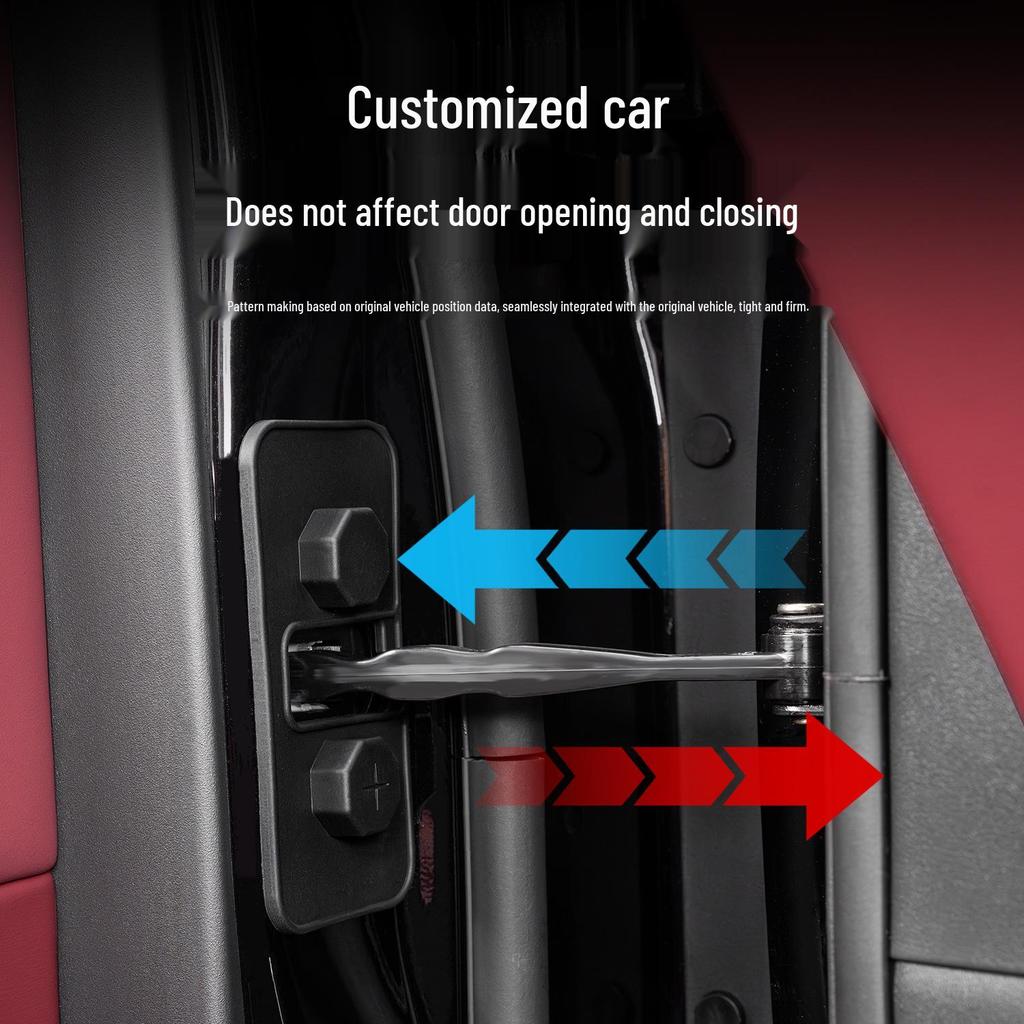 AITO M9/M8/M7/M5 Car Door Stopper Cover: Silicone Shock Absorption Lock Sleeve