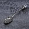 Crystal Head Coffee Spoon Ice Cream Flatware Tea Zinc Zinc Zinc Alloy Scoops Accessories Kitchen Dining Bar