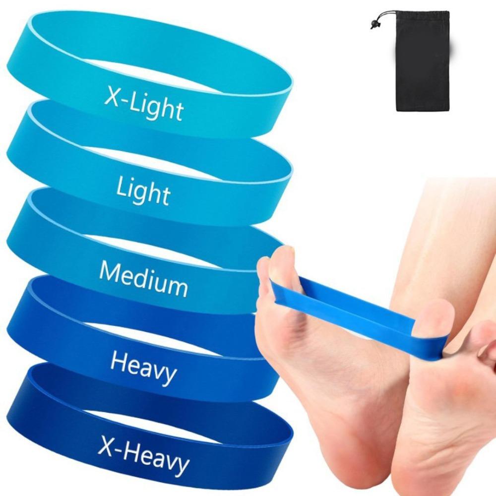 

5pcs Hallux Valgus Alignment Foot Stretcher Foot Care Resistance Loop Toe Bands Yoga Exercise 2