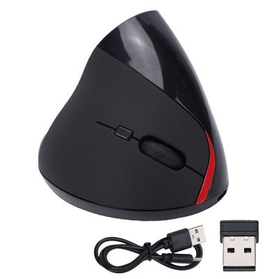 2.4G Wireless Vertical Mouse Rechargeable Ergonomic Mouse 800 1200 1600 DPI Optical Tracking 6 Buttons for Laptop PC