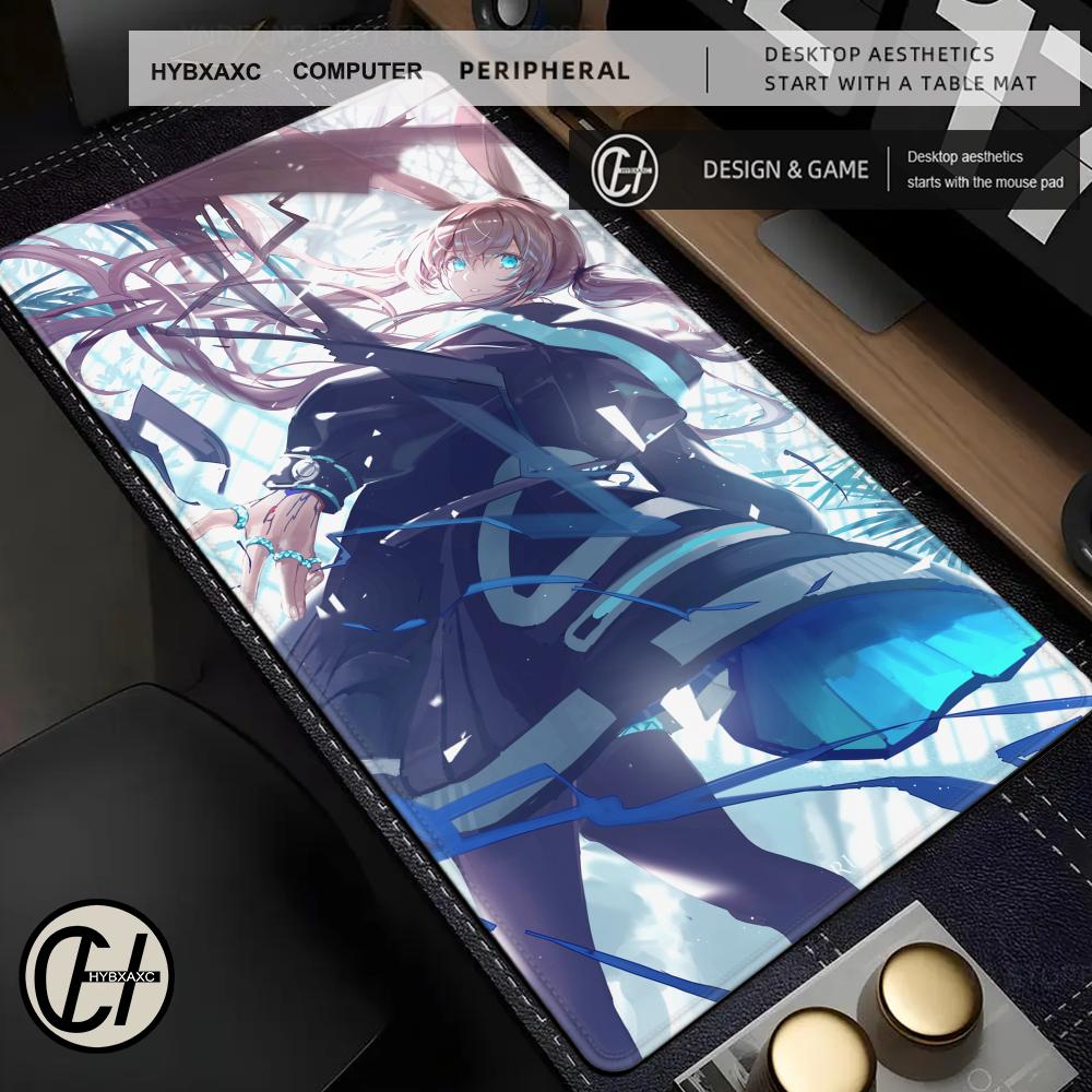 Anime Mouse Pad Gamer Computer Accessories Rubber Desk Mat Arknights XXL Playmat Gaming Office Deskmat Mousepad Large Pc Carpet