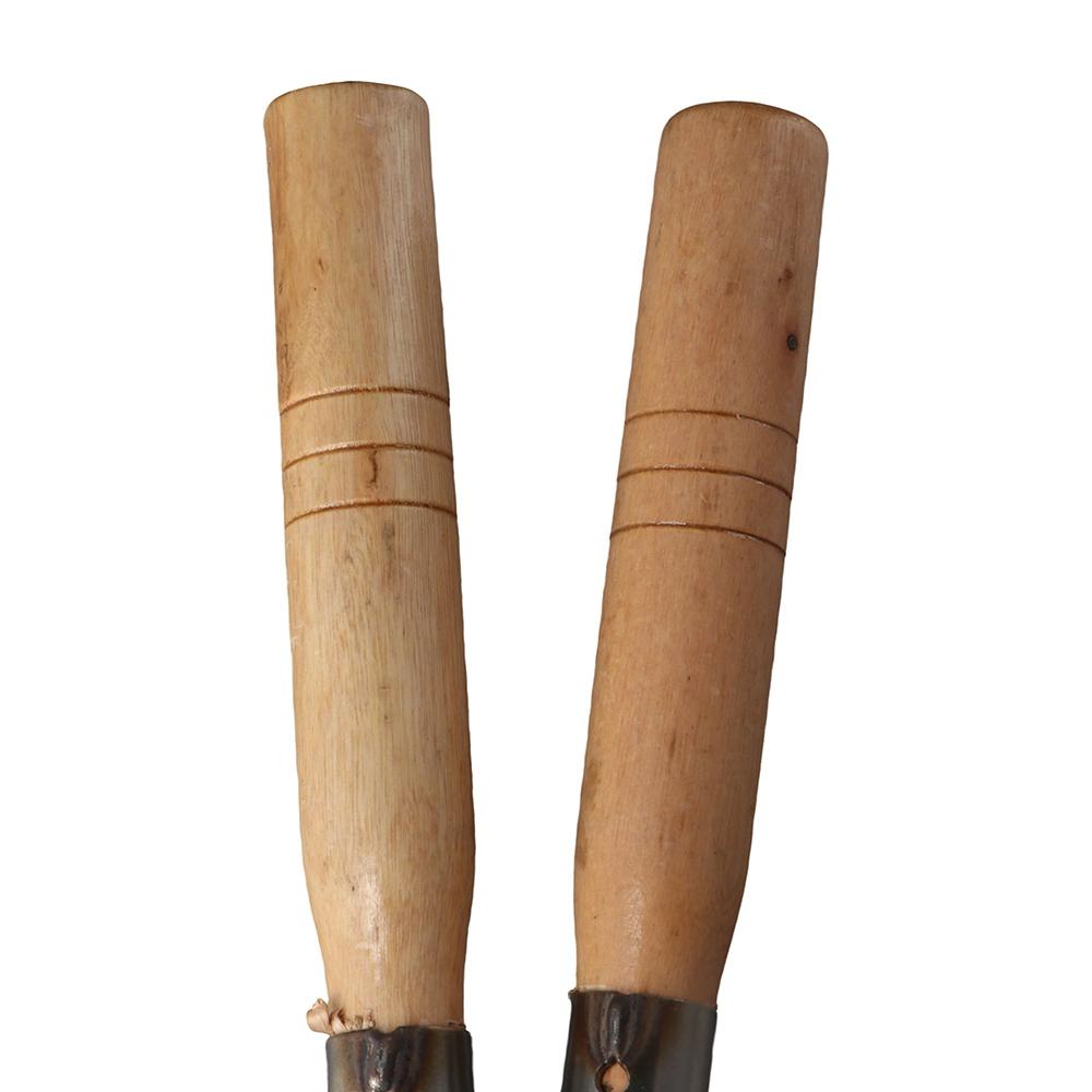 Household Manganese Steel Garden Shovel Wooden Handle Outdoor Planting Shovel Pointed Shovel Flat Shovel Garden
