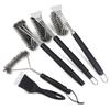 BBQ grill cleaning brush steel wire brush for cleaning BBQ grill and BBQ stove steel brush specialized cleaning tool for BBQ