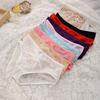 Sexy Lady Briefs Solid Color Anti-septic Underwear Soft Quick Dry Women Panties for Daily Wear