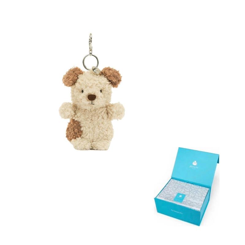 JELLYCAT Hund Serie Welpen Tasche Puppe Plüsch Anhänger 11cm Höhe