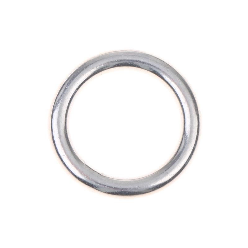 2Pcs 304 Stainless Steel Round O Ring M3 M4 M5 M6 Rust Smooth Solid Strong O Ring Fishing Yoga Hanging Welded Rings