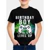 Fluorescent Style Short Sleeved 3D Digital Printed T-shirt for Children Shirt