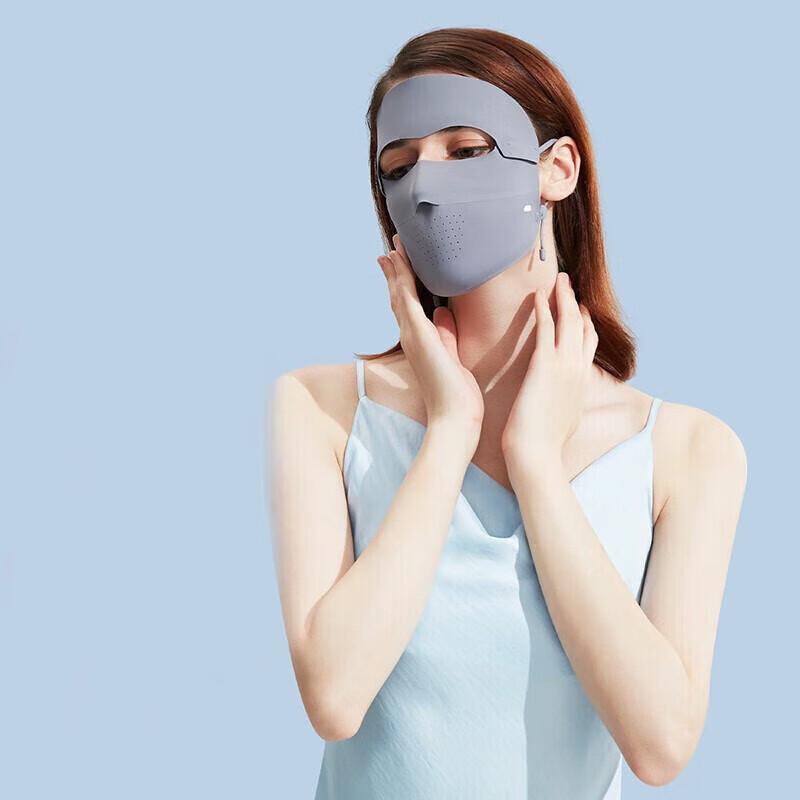 Jiaoxia Women s Full-Face Sun Protection Ice-Silk Mask