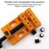 8 Hole Vise Fixed Fixture Walnuts Clamp Mini Small Bed Clamp Table Vice Table Vice Flat Jaw Pliers Quick Adjustable