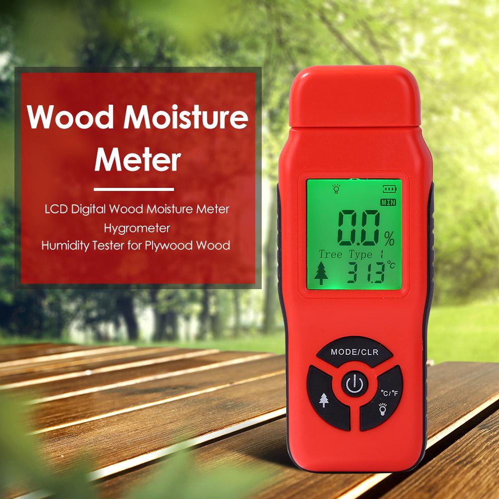 Wood Moisture Tester Moisture Meter Wood Cardboard Mixed Wall Moisture Content