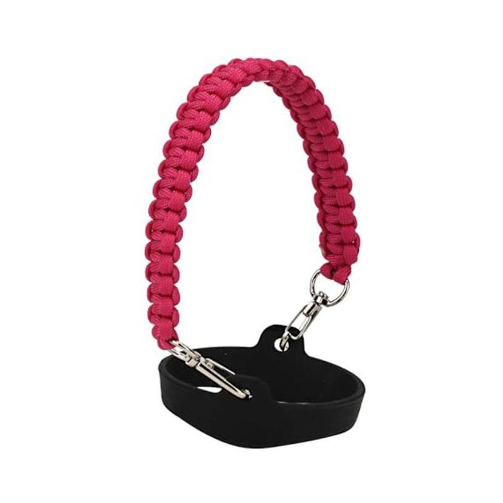 Hand-Free Woven Water Bottle Sling Rope Stretchable Reusable Braided Water Bottle Handle Strap Color Blocking Universal