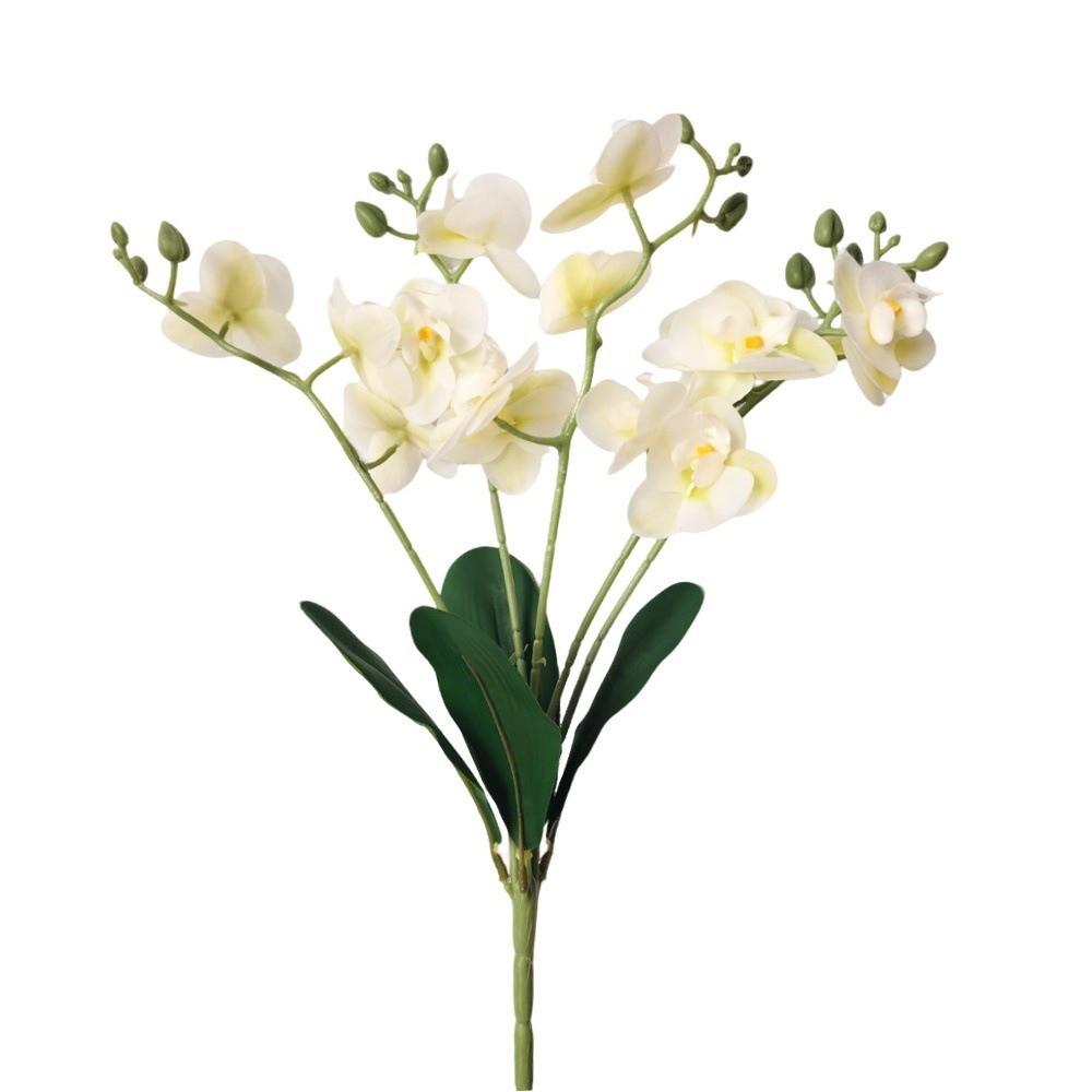 15 Heads Artificial Phalaenopsis Bouquet Photography Props Wedding Fake Flower  Wedding Decoration