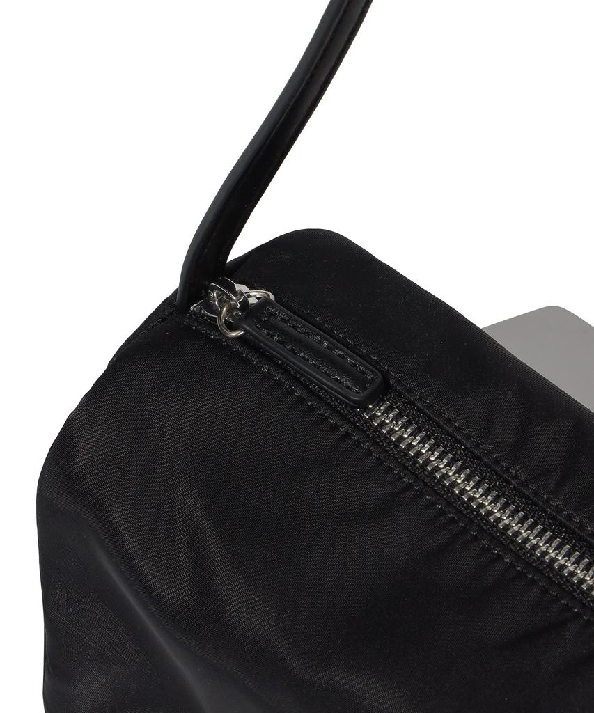 Covernat Woman Clover Heart Square Shoulder Bag Black