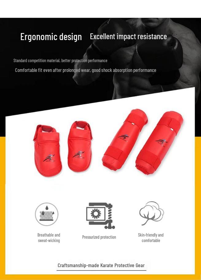 Children's Karate & Boxing Gear Set: Gloves, Shin Guards, Ankle Guards, Helmet, Chest Protector