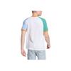 adidas Originals Trefoil Bucură-te Tricou Raglan cu Dungi cu Mânecă Scurtă Sport Bărbați Topuri Alb IT8190
